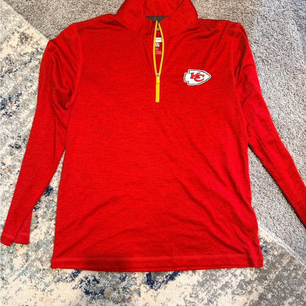 NFL Quarter-Zip Tech Chiefs Long Sleeve-M